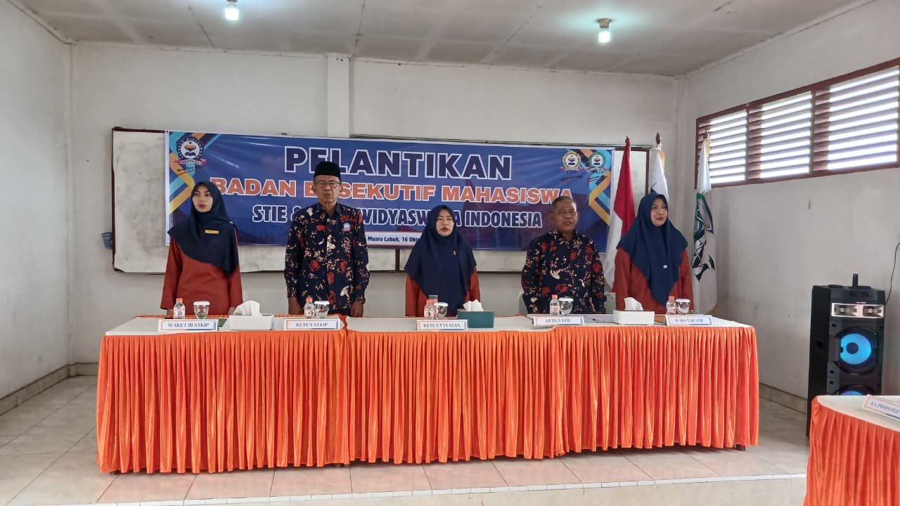 Pelantikan Badan Eksekutif Mahasiswa STIE dan STKIP Widyaswara Indonesia Periode 2026/2027 Resmi Dilaksanakan