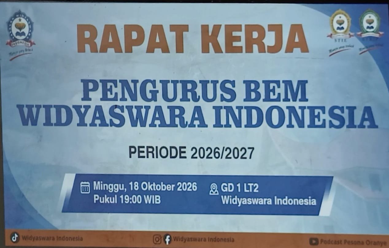 BEM STIE dan STKIP Widyaswara Indonesia Gelar Rapat Kerja, Bahas Bimtek dan Program Kerja Satu Tahun ke Depan